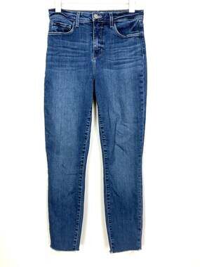 L'agence Jeans with Raw Hem